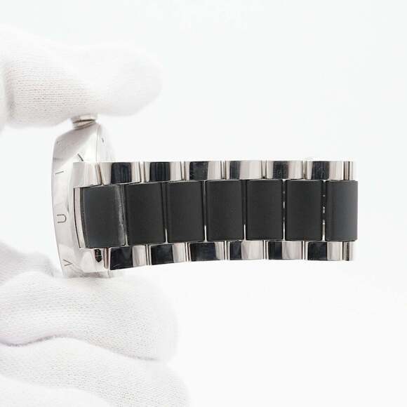 Louis Vuitton Tambour Diamant GM Q111C Black Dial Men's Watch